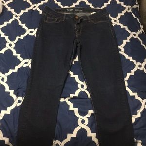 Size 8 Dark-Rinse Jeans
